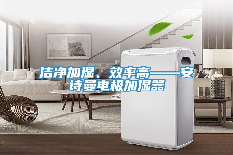 潔凈加濕、效率高——安詩曼電極加濕器