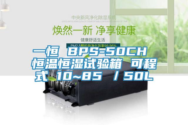 一恒 BPS-50CH 恒溫恒濕試驗(yàn)箱 可程式 10~85℃／50L