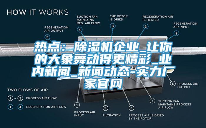 熱點(diǎn)：除濕機(jī)企業(yè)_讓你的大象舞動(dòng)得更精彩_業(yè)內(nèi)新聞_新聞動(dòng)態(tài)-實(shí)力廠家官網(wǎng)