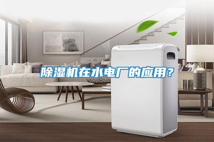 除濕機在水電廠的應用？