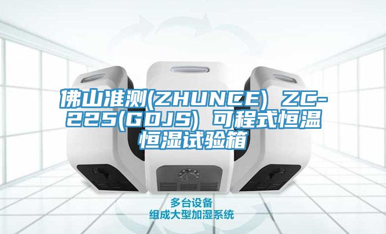 佛山準(zhǔn)測(cè)(ZHUNCE) ZC-225(GDJS) 可程式恒溫恒濕試驗(yàn)箱