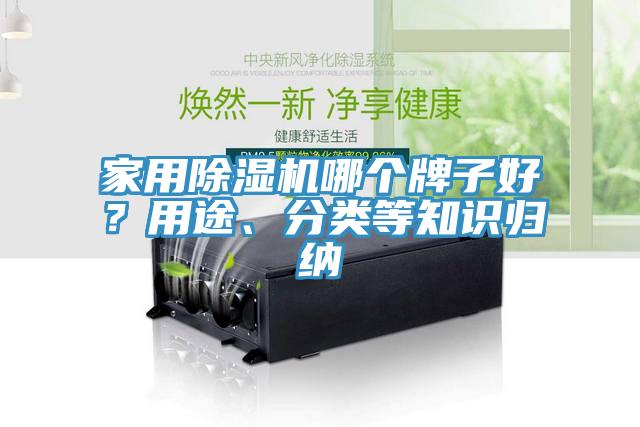 家用除濕機哪個牌子好？用途、分類等知識歸納