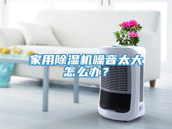 家用除濕機噪音太大怎么辦？