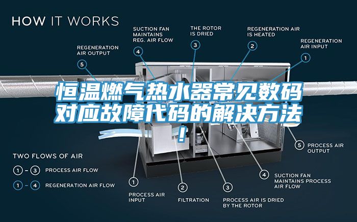 恒溫燃氣熱水器常見數(shù)碼對應(yīng)故障代碼的解決方法！