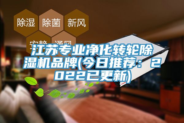 江蘇專業(yè)凈化轉輪除濕機品牌(今日推薦：2022已更新)