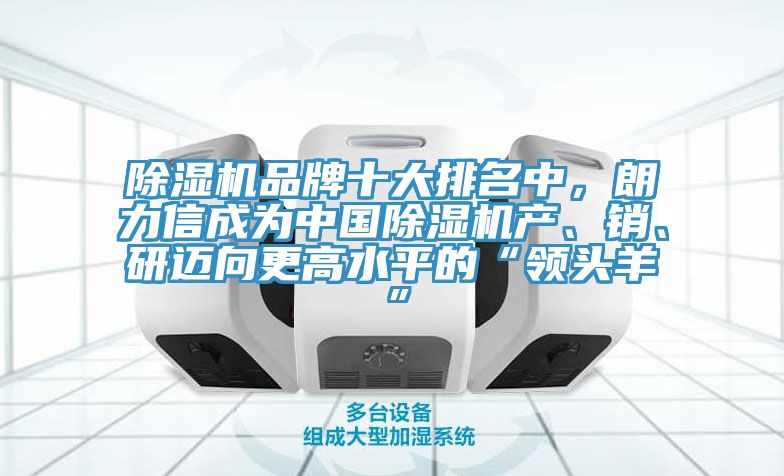 除濕機品牌十大排名中，朗力信成為中國除濕機產(chǎn)、銷、研邁向更高水平的“領(lǐng)頭羊”